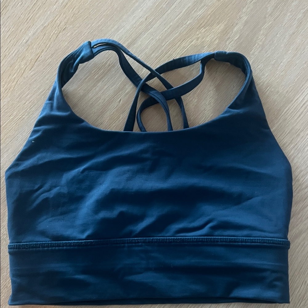 Lululemon Athletica Navy Strappy Sports Bra